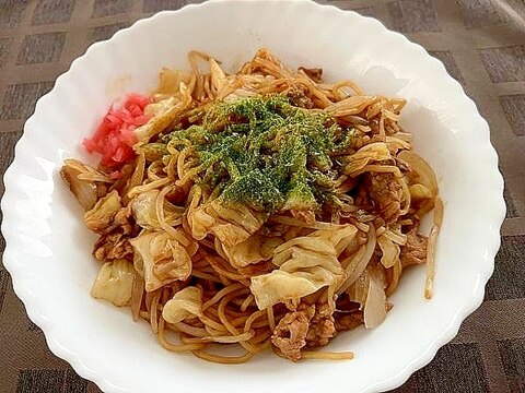 具だくさんの基本のソース焼きそば